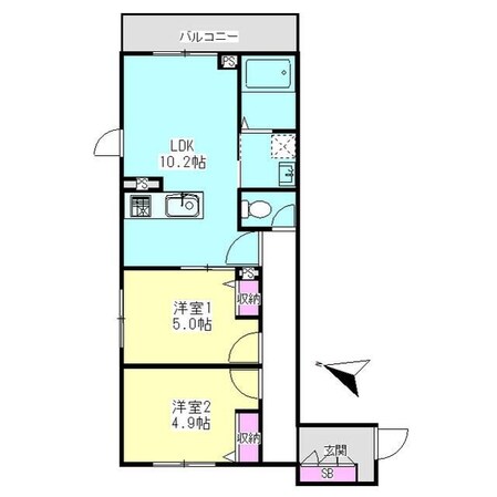 ウエストコートIIIの物件間取画像